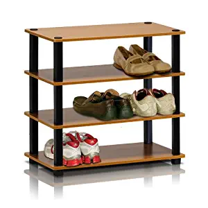 Best tall narrow shoe rack wooden