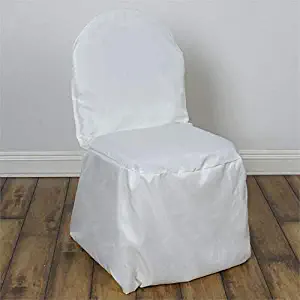 Best wedding chair covers ivory