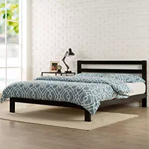 Best platform king bed frame with headboard storage