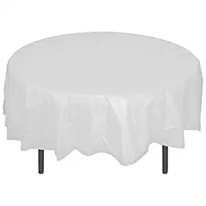 Best white table cloth 6 foot round table
