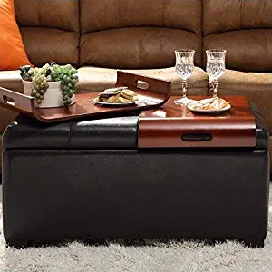 Best coffe table storage ottoman