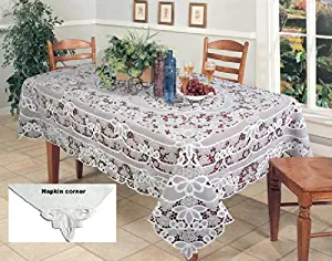 Best table cloth 60′ x 126′, with matching napkins