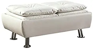 Best white storage ottoman serving tray
