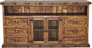 Best tobacco brown console table