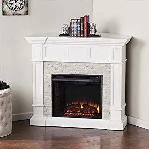 Best white fireplace heater tv stand