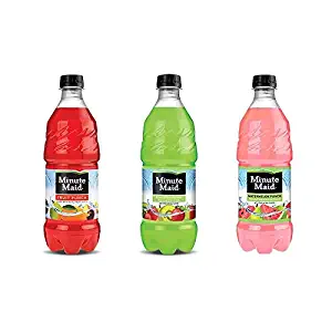 Minute Maid Fruit Punch - 6, 20 ounch Bottles (3 Flavor Variety Pack)