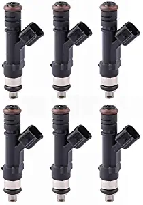 MOSTPLUS 0280158020 Fuel Injectors for Dodge Dakota Nitro Jeep Commander 3.7L (Set of 6)