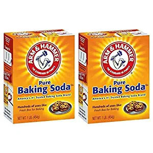 Arm & Hammer Pure Baking Soda 1 lb. Box (Pack of 2)