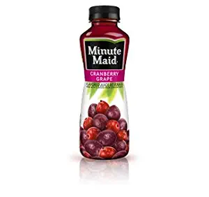 Minute Maid Cranberry Grape Bottles 12 oz Plastic Bottles - Pack of 24