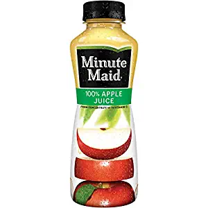 Minute Maid Apple Juice 12 oz Plastic Bottles - Pack of 24