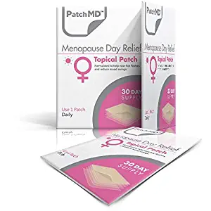 PatchMD - Menopause Day Topical Patch - Natural Daily Menopause Topical Patch, eases Headaches, Mood Swings - 30 Day Supply