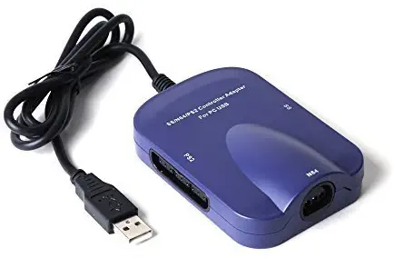 Mayflash Sega Saturn - N64 - PS2 Controller Adapter for PC USB