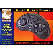 Sega Genesis controller - Rhino Pad (6 buttons with turbo fire feature)
