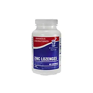 Zinc Lozenges with Vitamin C by Anabolic Laboratories (90 Count)