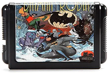 TaiTech The Adventure of Batman & Robin 16 bit MD Game Card for Sega Mega Drive Genesis