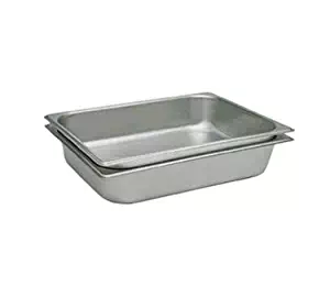 Update International STP-504 SS Steam Table Pan, 25 Gauge, 1/2 Size, 4” Deep