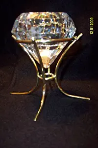 Partylite Diamond Glass Candle Holde