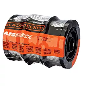 Black and Decker AF-100-3ZP 30ft 0.065" Line String Trimmer Replacement Spool, 3-Pack