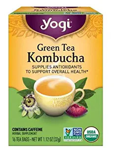 Yogi Tea Kombucha Green Tea 16 ea ( pack of 2)
