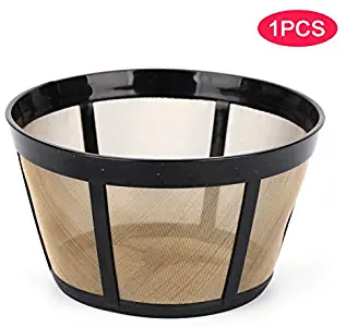 Reusable Coffee Filter, fits BUNN Coffee Maker and Brewer Replaces your BUNN Coffee Filter 10 Cup Basket and BUNN Permanent Coffee Filter