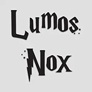 GI Lumos Nox Decal Sticker Vinyl | Harry Lumos Nox Light Switch Potter | Premium Quality | 3.5" X 3.5"
