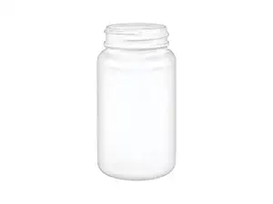 (20 Pcs) Empty Plastic Bottles and Caps, Good for Pills, Vitamins, Herbs, Tablets, Weed, Pets Storage Bottle/Jar - Good for Prescription - Pharmaceutical Grade, White, 75CC, 20 pack