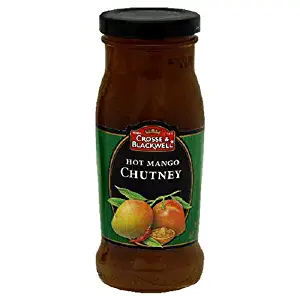Crosse & Blackwell Hot Mango Chutney, 9-Ounce Jars (Pack of 6)