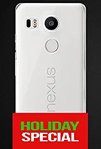 Nexus 5x case: Ultra SLIM Soft Gel Shock AbsorbentCRYSTAL CLEARFEATHER-WEIGHT LG Nexus 5x 2015 Protective Case