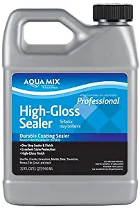 Aqua Mix High Gloss Durable Coating Sealer Quart 32 oz