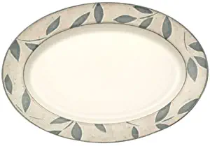 Mikasa Nature's Song 15-Inch Stoneware Oval Platter