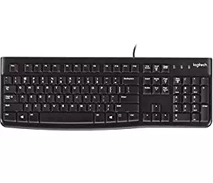 Logitech K120 Ergonomic Desktop USB Wired Keyboard