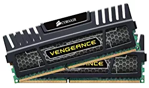 Corsair CMZ16GX3M2A1600C10 Vengeance 16GB (2x8GB) DDR3 1600 MHz (PC3 12800) Desktop Memory 1.5V