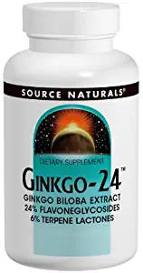 Source Naturals - Ginkgo 24, 120 mg