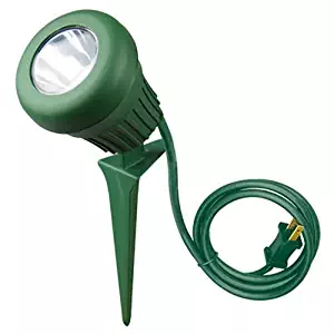 Yard Master 0434 LED 60W 200 Lumen Stake Light, 5 LEDs, Green with 2 Extra Lenses