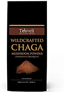 Premium Chaga Mushroom Powder- Powerful Support for Healthy Immune System- Ethically Wildcrafted- Chaga Powder for Chaga Tea & Chaga Coffee- Add to Coffee & Smoothies- Made Without GMO, Fillers-6 oz