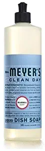 MRS Meyers Clean Day Dish Soap, Liquid Bluebell, 16 Ounce (Pack of 6)