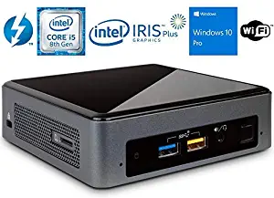 Intel NUC NUC8i5BEK Mini PC/HTPC, Intel Quad-Core i5-8259U Upto 3.8GHz, 16GB DDR4, 256GB SSD, WiFi, Bluetooth, Thunderbolt 3, 4k Support, Dual Monitor Capable, Windows 10 Pro (16GB Ram + 256GB SSD)