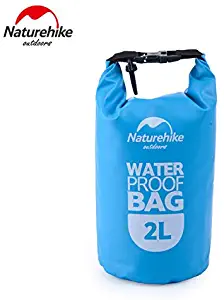 2L/ 5L Ultralight Outdoor Waterproof Rafting Dry Bag Storage Bag for Camping Drifting Travel 4 Colors (Blue, Green, White, Orange)