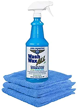 Wet or Waterless Car Wash Wax Kit 32 Ounces. Aircraft Quality for Your Car, RV, Boat, Motorcycle. The Best Wash Wax. Anywhere, Anytime, Home, Office, School, Garage, Parking Lots.