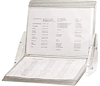 Tarifold Crystal Desk Reference System, 10 Pockets (TFICD271)