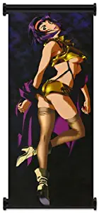 Cowboy Bebop Faye Valentine Anime Fabric Wall Scroll Poster (16x42) Inches