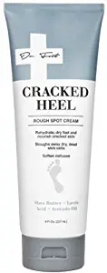 Dr. Foot Cracked Heel Cream. Cream for cracked heels, rough spots, and dry feet. 8oz tube.