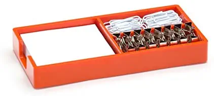 Poppin Bits + Bobs Tray - Orange - Desk Draw Organizer