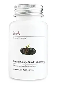 Uinchi Tannat Grape SeedTM 26,000mg (60 capsules) imported from Australia