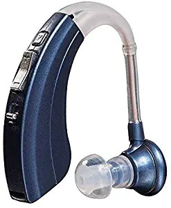 Britzgo Digital Hearing Aid Amplifier Bha-220, 500hr Battery Life,"fda Approved", Blue, Blue, 5 Ounce