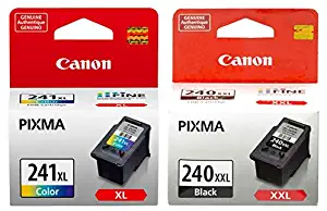 Canon PG-240XXL Extra High Capacity Black Ink Cartridge (5204B001) + CL-241XL Color Ink Cartridge (5208B001)