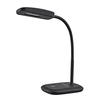 NEW SUNBEAM FLEXIBLE NECK LED DESK LAMP ADJUSTABLE LIGHT ENERGY STAR BLACK