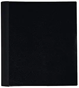 Office Depot Brand Spiral Stellar Poly Notebook, 9" x 11", 1 Subject, College Ruled, 100 Sheets, 58% Recycled, Black