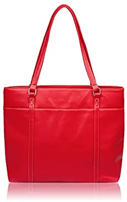 Overbrooke Classic Laptop Tote Bag - Vegan Leather Womens Shoulder Bag for Laptops up to 15.6 Inches