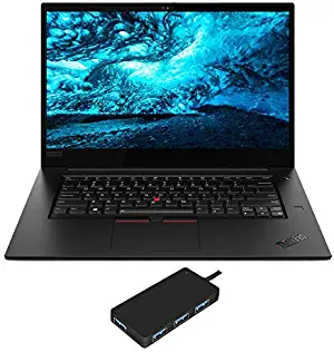 Lenovo ThinkPad X1 Extreme Laptop (Intel i7-9750H 6-Core, 32GB RAM, 2TB m.2 SATA SSD, GTX 1650, 15.6" Full HD (1920x1080), Fingerprint, WiFi, Bluetooth, Webcam, 2xUSB 3.0, 1xHDMI, Win 10 Pro)